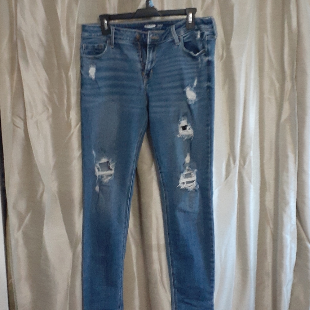Old Navy Ripped Design Skinny Jeans Size 10